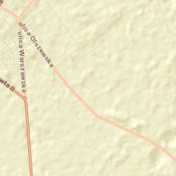 Żuromin Street Map