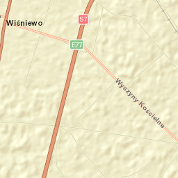 Wiśniewo Street Map