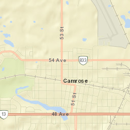 Camrose Street Map