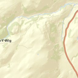 A494, Corwen, Denbighshire LL21, UK Street Map
