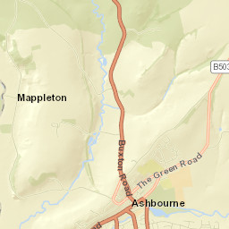 7 Sandybrook Close, Ashbourne, Derbyshire Street Map