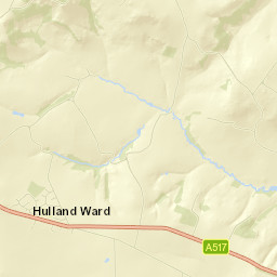 Smith-Hall Lane, Ashbourne, Derbyshire DE6 Street Map