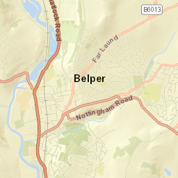 Belper Street Map
