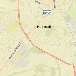 Hucknall Street Map