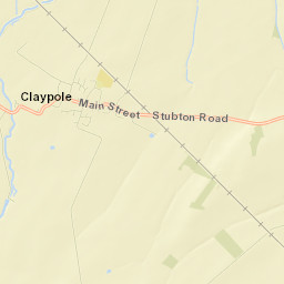 Claypole Street Map