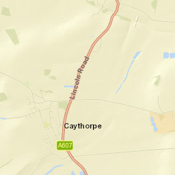 Caythorpe Street Map