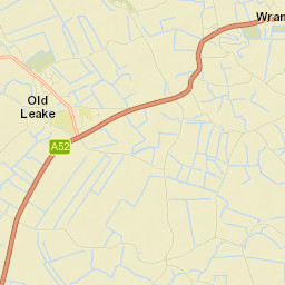 B1184, Old Leake, Boston, Lincolnshire Street Map