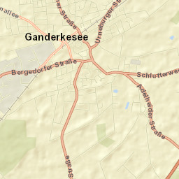 Ganderkesee Street Map