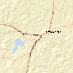Szamocin Street Map
