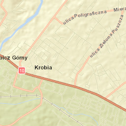 Lubicz Górny Street Map