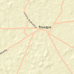 Troszyn Street Map
