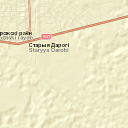 Staryya Darohi Street Map