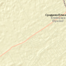 Srednyaya Yelyuzan’ Street Map