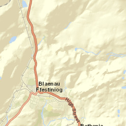 Blaenau-Ffestiniog Street Map