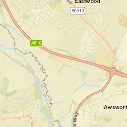 Awsworth Street Map