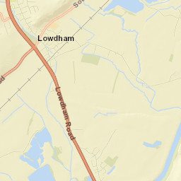 Lowdham Street Map
