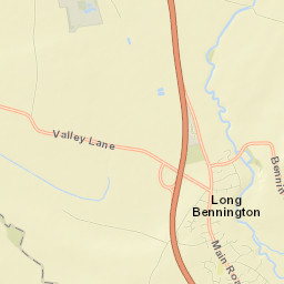 Long Bennington Street Map