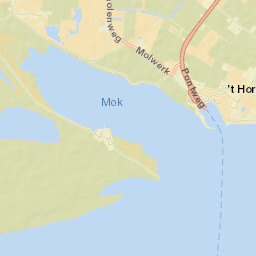 't Horntje Street Map