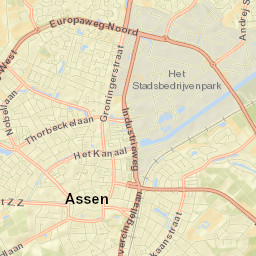 Assen Street Map