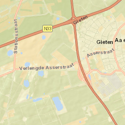 Gieten Street Map