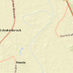 Heede Street Map