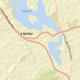 Lipiany Street Map