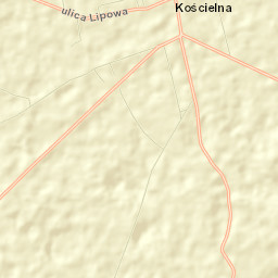 Turośń Kościelna Street Map
