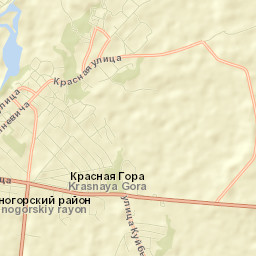 Krasnaya Gora Street Map