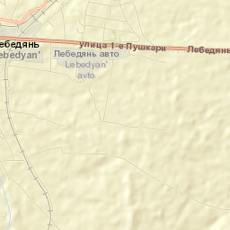 Lebedyanskiy Rayon Street Map