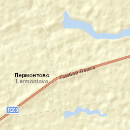 Lermontovo Street Map