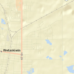Wetaskiwin Street Map
