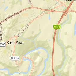 Newbridge Road, Cefn-mawr, Wrexham Street Map