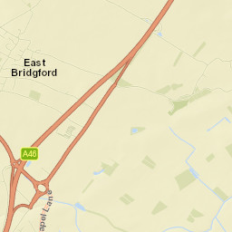 East Bridgford Street Map