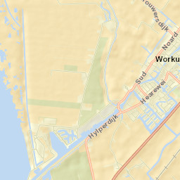 Workum Street Map