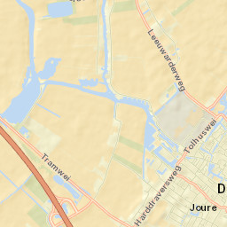 De Fryske Marren Street Map