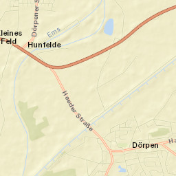 Dörpen Street Map