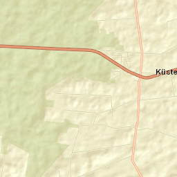 Küsten Street Map