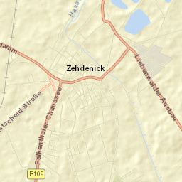 Zehdenick Street Map
