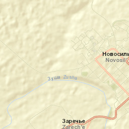 Novosil’ Street Map