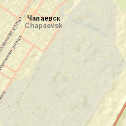 Chapayevsk Street Map