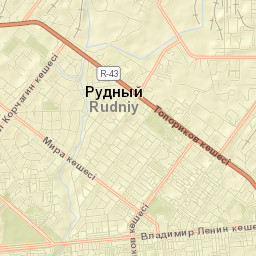 Rudnyy Street Map
