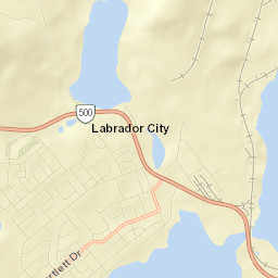 Labrador City Street Map