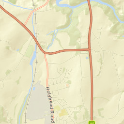 Chirk Street Map