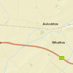 Aslockton Street Map