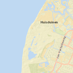 Huisduinen Street Map