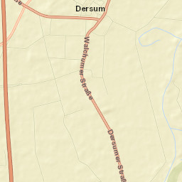 Dersum Street Map