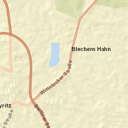 Kyritz Street Map
