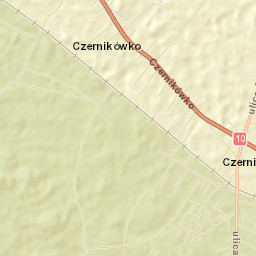 Czernikowo Street Map