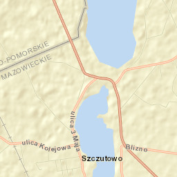 Szczutowo Street Map
