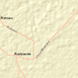 Radzanów Street Map